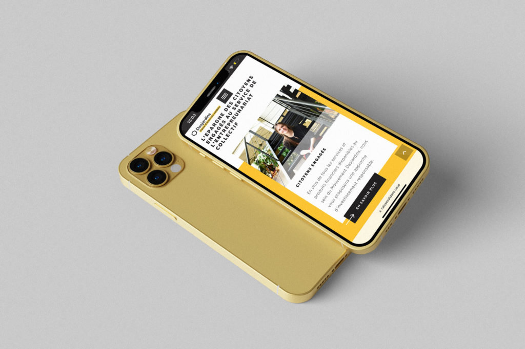 Caisse d'économie solidaire - Site Responsive