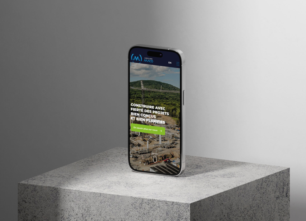 Groupe Maco - Site Web responsive