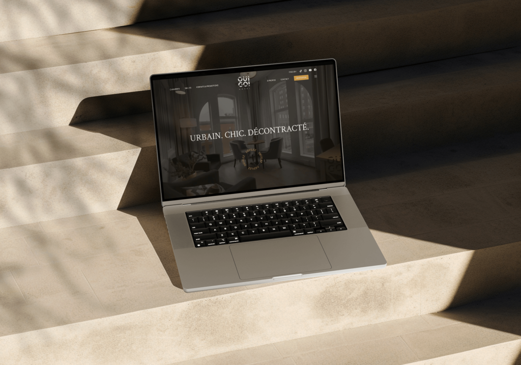 Hôtel OuiGo - Refonte du site Web
